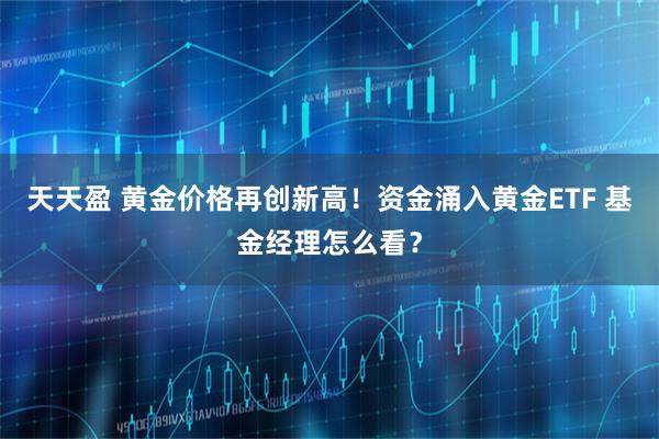 天天盈 黄金价格再创新高！资金涌入黄金ETF 基金经理怎么看？
