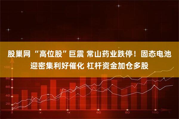 股巢网 “高位股”巨震 常山药业跌停！固态电池迎密集利好催化 杠杆资金加仓多股